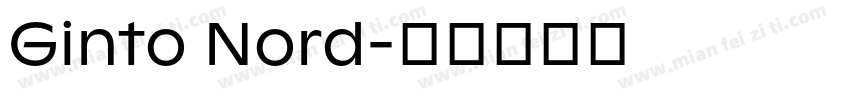Ginto Nord字体转换
